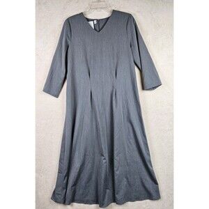 ADEPTT Women's 3/4 Sleeve Grey Dress Size XS